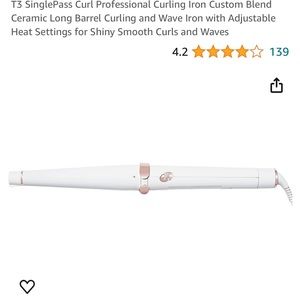 T3 single pass curling wand